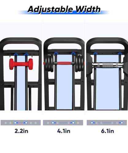 Adjustable Dumbbell Rack, Weight Storage Stand Holder for Dumbbells & Kettlebells, Heavy-Duty Home Gym Organizer with 6 Hook for Home Gym Equipment Accessories (Rack Only) - color: Black, style: 3 tier