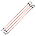 Keeper - 36” Bungee Cord with SST Hooks, 4 Pack - UV And Weather-Resistant - size: 36"