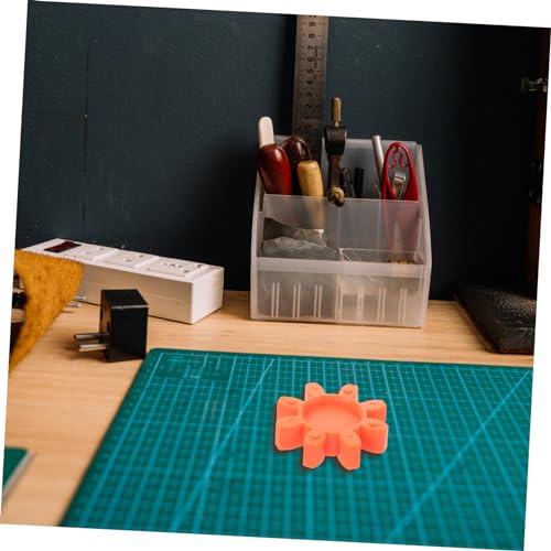 HEALLILY Rubber Plum Shape Coupling Pad Flexible Jaw Coupling Connector Mat for Vibration Reduction Easy Installation Replacement Practical Enhance Equipment Stability
