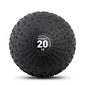 Marcy Slam Ball, 10–50 lbs Dead Weight, Non-Bounce, Sand-Filled Medicine Ball with Durable PVC Shell & Textured Grip for Slams, Tosses, Core & Full Body Training - size: 20 LB