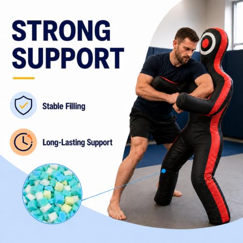 Bean Bag Filler, 10lbs Shredded Memory Foam Stuffing, Filling & Refill for Bean Bag Chairs, Couch Cushions, Punching Bags, Pillows, Sofas, Dog Beds, Multi Color & Shape - color: Multi Color, size: 10 Pound (Pack of 1)