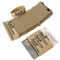Aolamegs 5/10 Pack Magazine Bands - 5.56 Nato, 300 Blackout, 300 Subsonic, .223 Remington, .308 Winchester, 7.62x39 Magazine Marking Band, Durable Silicone Ammo Caliber Bands for Magazine Identification (2 Colors) - color: 300sub-khakiblack(5pcs)