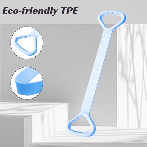 Resistance Bands, Figure 8 Fitness Resistance Bands with Handles, arm Bands for Workout - color: Light Blue