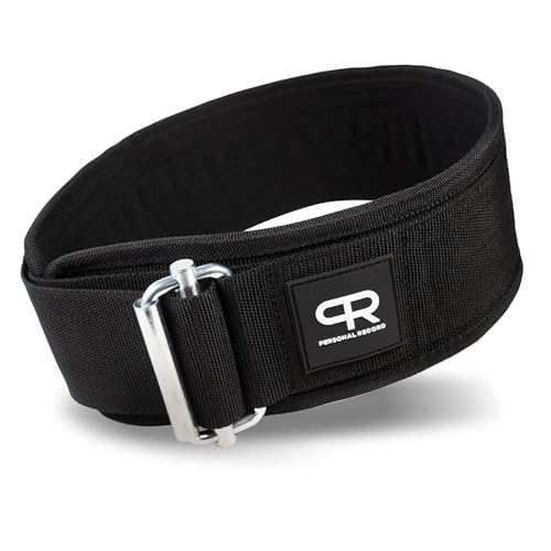 PR Personal Record Quick-Lock Weightlifting Belt – Ergonomic Fit, Durable and Lightweight Construction, Secure Fit and Performance, Power Weight Olympic Lifting, Men and Women