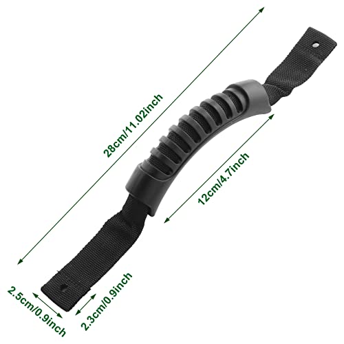 Piutouyar 2 Pcs Kayak Handles Replacement Kayak Carry Handles Canoe Boat Side Mount Carry Handle for Kayaks Suitcase Luggage - size: Kayak Handle With Webbing