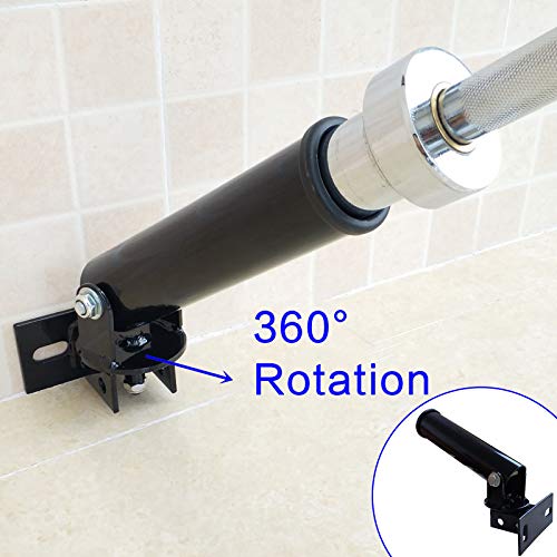 MARSAFIT Wall Mount Post Landmine Attachment for Barbell Bar with 360 Degree Rotation, T-bar Row Attachment Landmine Base, Fitness Exercise Equipment Fits 2 Inch Olympic Bars