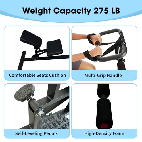 Stretch Machine, Home Gym Full Body Stretching Equipment for Lumbar Stretching, Lower Back Pain, Leg Stretch, Rehab, Flexibility and Improved Posture Correction-Straps Included