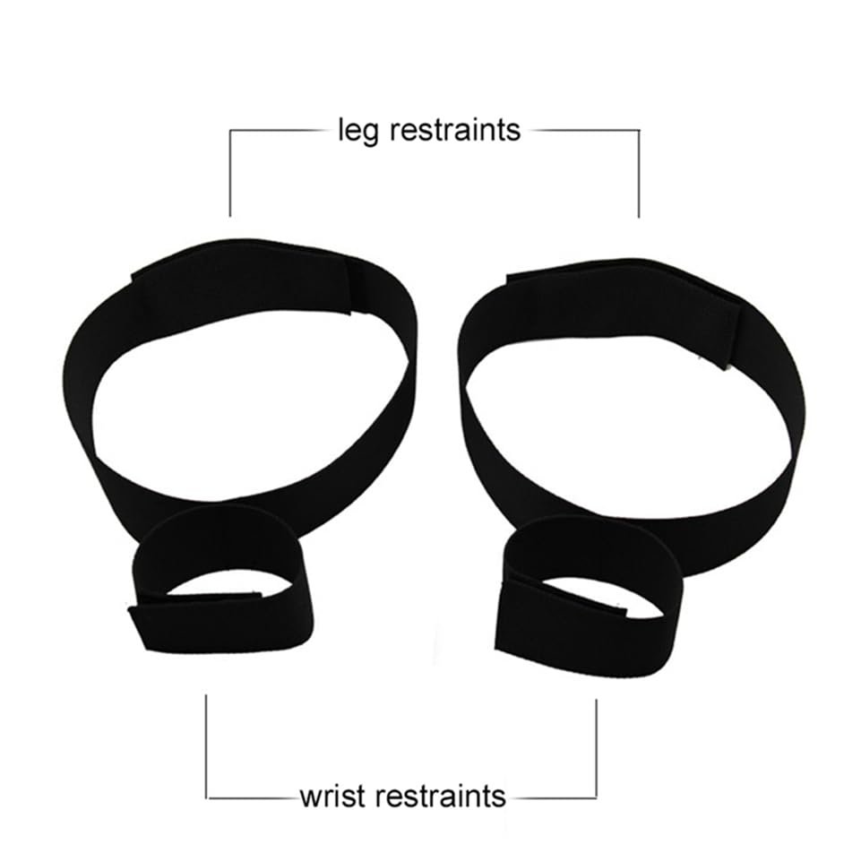 BDSM Sex Bondage Restraints Kit Toys Bed Restraints Sex Ties for Ankles and Wrists Bar Arm and Leg Thigh Restraints Sex Resistance Bands Bed Sexual Restraint Ropes Lanyards Adult Play Couples Sweater