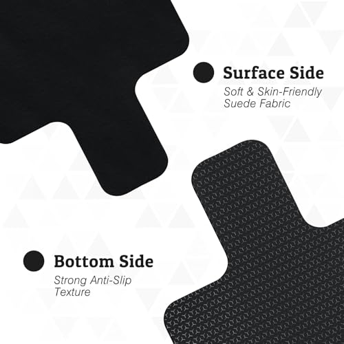 Non-Slip Pilates Reformer Mat, 1.2 mm Thick, 39 x 24 inch | Foldable Lightweight Pilates Reformer Machine Exerxise Mat Towel Cover for Gym Fitness - color: Black