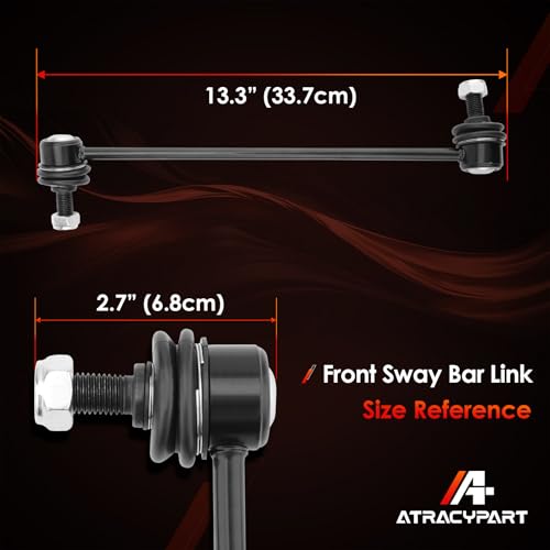 Front Sway Bar Links 2pcs Fit For 2007-2021 Infiniti QX60 JX35 Quest Rogue | Also Fits 2007-2021 Altima Maxima Murano Pathfinder, Replaces#: K750094, K750095, Stabilizer End Link Suspension kit