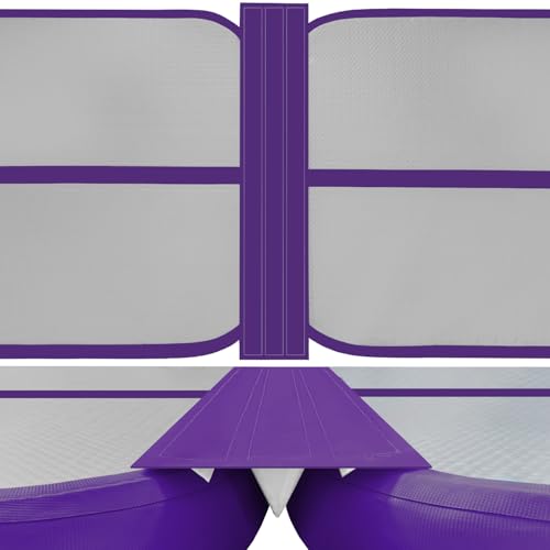 Sumery 3ft/6ft Air Mat Tumble Track Connector Tape for Inflatable Tumbling Gymnastic/Yoga/Camping White（NEW） (40) - color: Purple
