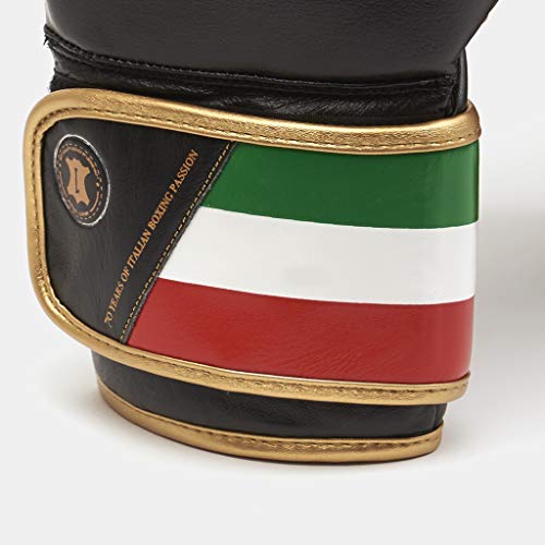 LEONE 1947, Italy'47 Boxing Gloves - color: black, size: 10OZ