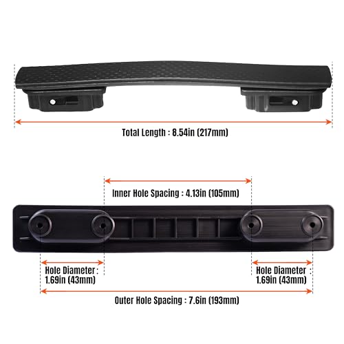 Luggage Handle 216mm Durable Spare Replacement Luggage Grip Carry Strap（HR-07N） - size: 216mm