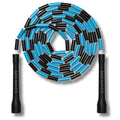 Pro-Grade Beaded Jump Rope for Beginners - color: Black/Blue