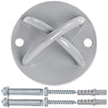Wall Mount Bracket for Suspension Straps, Ceiling Anchor X Mount for Rings, Body Weight Strength Training Systems, Yoga Swings & Boxing Equipment