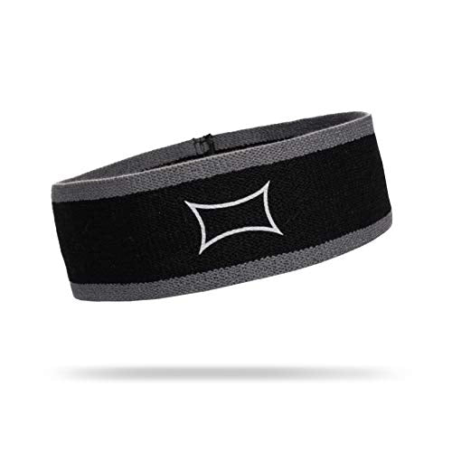 Mark Bell Sling Shot Hip Circle Resistance Bands for Exercising (Level 2) - color: Grey-Black, size: Large