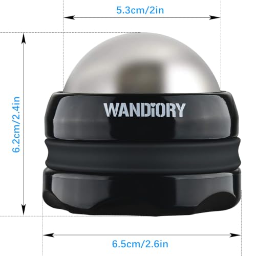 Ice Roller Ball, Cold Hot Massage Muscle Recovery Ball, Stainless Steel | Hot/Cold Therapy,Myofascial Release,Deep Tissue Muscle Relief,Aromatherapy,Pain Relief,Skin Firming,Reduce Edema,360° Rolling - style: 1 - Pack - Ice Ball
