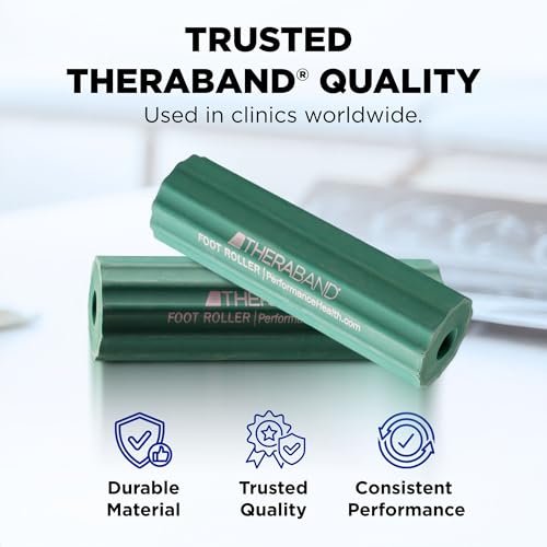 THERABAND Foot Roller for Foot Pain Relief, Massage Ball Roller for Arch Pain, Plantar Fasciitis Treatment, Heel Spurs Reliever, Tired Feet - style: New Version