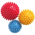 Spiky Massage Balls- 3PCS (Firm, Medium and Soft) Muscle Massager Ball for Feet, Back, Neck, Muscles, Hands Massager Roller for Plantar Fasciitis, Foot Arch Trainer, Exercise, Physical Therapy - color: 3color