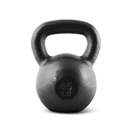 CAP Barbell Cast Iron Kettlebell - Singles and Sets, Multiple Weight Choices - size: 45 pounds