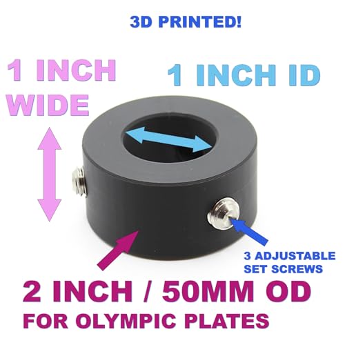 Olympic Weight Plate to Standard Bar Conversion Adapters (2" to 1") - size: 1"