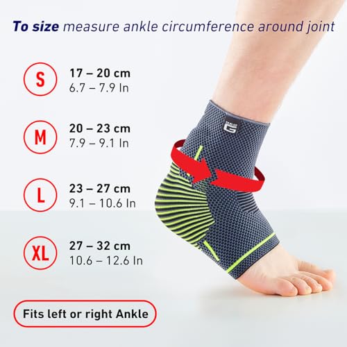 Neo-G Achilles Tendon Support With Silicone Tendon Cushion - Achilles Tendonitis Brace Ankle Support For Men And Women – Targeted Ankle Compression Sleeve - Breathable - Active Plus (Large) - size: Large