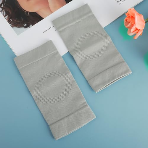 Sibba Elbow Compression Sleeve, 2 Pairs Arm Support Elbow Sleeves, Tennis Elbow Compression Support Sleeve, Elbow sleeve for weightlifting, Elbow Pads for Sports Protection And Pain Relief (Gray, 1 Pair) - color: Gray, size: 1 Pair