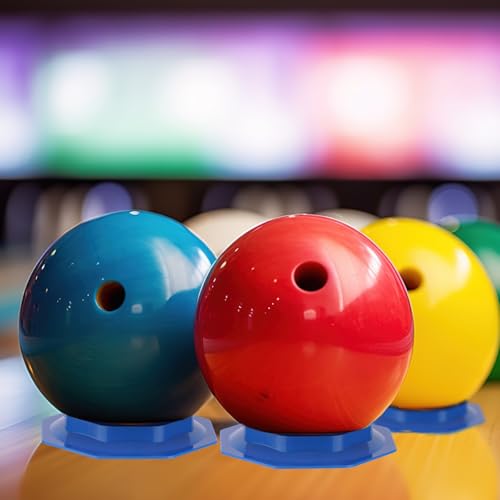 2pcs Universal Bowling Ball Sanding Pad Holder, Bowling Abrasive Pad Holder Precision Surface Maintenance Tool for Consistent Ball Reaction & Performance (Blue)