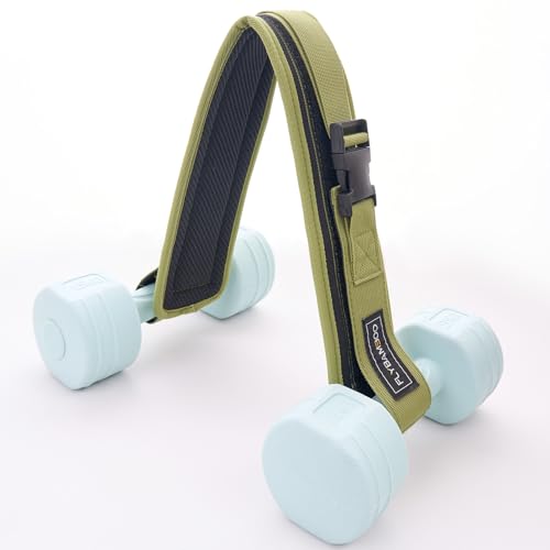 Hip Thrust Belt for Dumbbells,Booty Belt for Hip Thrust Slip-Resistant Padding - color: Green