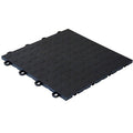 Interlocking Modular Garage Flooring Tile, Coin Top (30 Pack) (Black) - color: Black