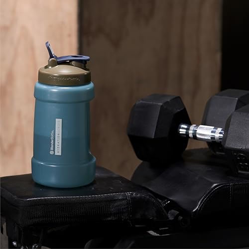 BlenderBottle Hydration Koda V1.5, Half Gallon Water Bottle, 74-Oz, Full-Color Tan - color: Tan, style: Solid