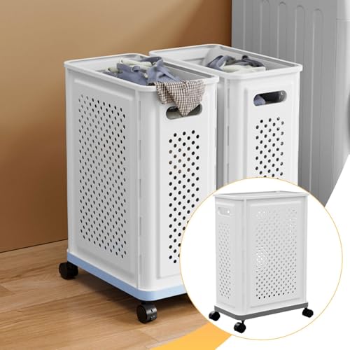 Mat Storage Basket, Workout Organizer, with Wheels Mat Stand, Supplies, Gym Storage Holder Gym Equipment Holder - color: Gray Bottom