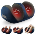 Foot Massager with Heat, Shiatsu Foot and Calf Electric Kneading Massager Machine with Roller for Relaxation, Plantar Fasciitis, Pain Relief, Gifts for Women & Men(Blue) - color: Dark Blue