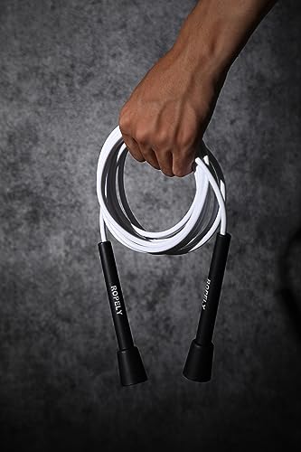 Jump Rope Kit for Beginners – 2-in-1 Segmented & Speed Rope with Resistance Band, Massage Ball & Grip Tape – Adjustable Skipping Rope Set for Women, Men & Kids - color: Blue/White