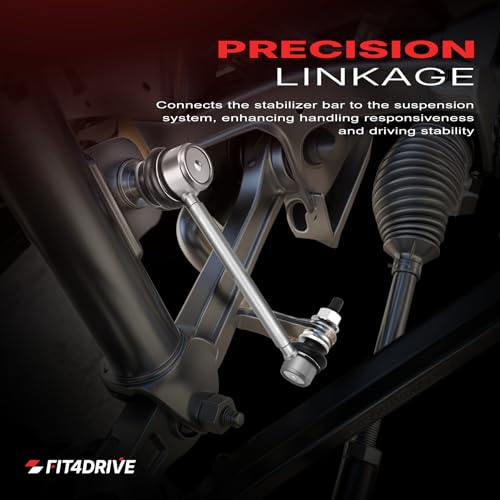 K80822 & K80823 2pcs Zinc-Nickel Alloy Stabilizer Sway Bar Links for 2005-2019 Chrysler 300 Dodge Challenger Charger Magnum RWD Replaces# ‎4782716AA 4895482AA 4895482AB - color: K80822,K80823, size: Sway Bar Links