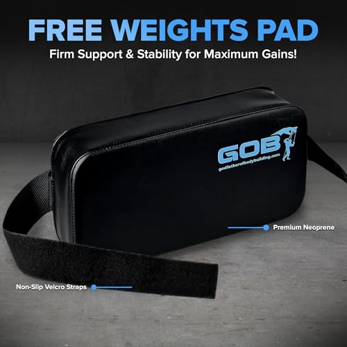 Charles Glass Gob Pad – Premium Weight Lifting Pad for Free Weights, Bench Exercises, and Chest Press Support - color: 4.0 - For Free Weights