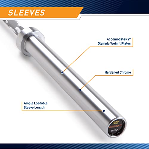 Steelbody IWF Standard 20kg and 15kg Olympic Weight Barbell Multiple Colors Available - color: 7ft 20kg Grey Camo