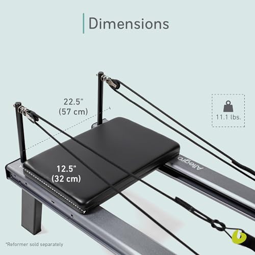 Balanced Body Allegro Nextgen Extended Head End Platform, Pilates Machine Accessory for Stretching