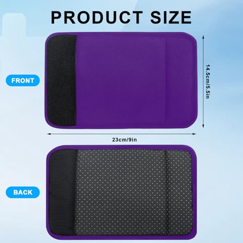 2 Pack Walker Handle Cushions Walker Grip Covers Pads Walker Padded Hand Grip Covers for Rolling Wheelchair Walker Elderly Grippers Rollator Handle - color: Purple