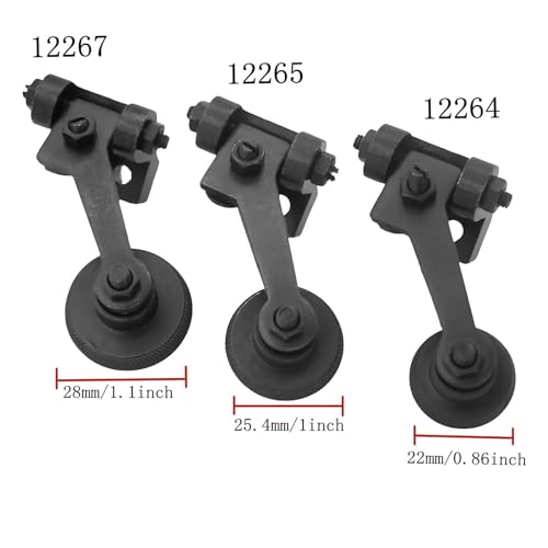 3PCS Leather Roller Foot Set of (3 Sizes) #12264+12265+12267 Compatible with Sewing Machine JUKI Singer Brother
