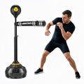 Freestanding Reflex Bag,360° Punching Bag Spinning Bar with Stand,Height Adjustable for Boxing Speed Trainer- for Adults & Teenagers.