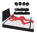 BDSM Sex Bed Bondage Restraints Kit Toys for Ankle and Wrist Bar Sex Resistance Bands Women Bed for Neck with Ankle Straps Sex Handcuffs Hand Cuff Bracelets for Women Set Adults Bedroom Play Sweater