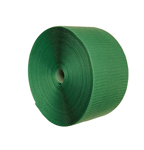 Tumbl Trak Hook Mat Fastener | 42' Long & 4" Wide | Hook Fastener for Carpet Bonded Foam Seams | for Gymnastics and Cheer Gym Floors (Green) - style: Green
