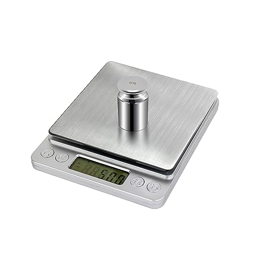HFS(R) Calibration Weight 50 Gram M2 Class Chrome Scale Balance Calibration Weight for Digital Scale, Pocket Scale - size: 50G