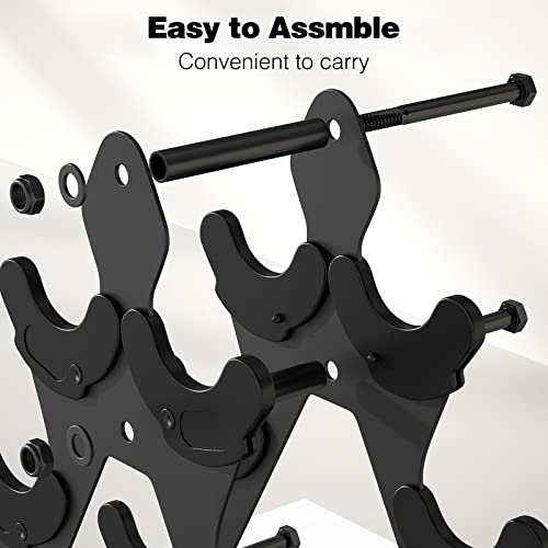 Dumbbell Rack Stand Only | Space-Saving Weight Rack for Home Gym, Hand Weight Rack Dumbbell Storage for Dumbbell Set (3-15 LB), Durable Metal Stand with Easy Assembly (Dumbell not Included) - color: Metal Rack-3 Tier