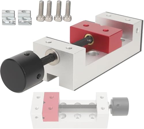 50mm Mini Vise Mini Aluminum Flat Clamp Table Bench Vise Drill Press Vice Fixing Tool Bench Vice to hold different sized objects in place DIY Sculpture Craft Carving Fixing Tool