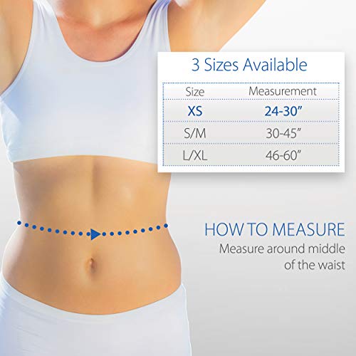 NelMed G-Tube Holder Belt for PEG & Feeding Tubes, Adjustable, Washable, XS | Securely holds G and PEG tubes without tape. Adjustable, washable and not made with natural rubber latex. - size: XSmall (24-30 Inch)