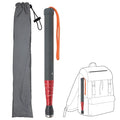 Telescoping Cane, 55" Blind Cane Telescopic Walking Stick, Reflective Retractable Mobility Aids Telescope Assist Tool for Elderly Night Warning, Roller Head Screw-in, Storage Bag, Titanium Alloy