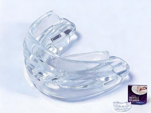 Mouth Guard for Sleep & Sports,No-Boil,3-in-1 | No-Boil 3-in-1 guard for night grinding & sports. Soft silicone,6 air vents, includes case.