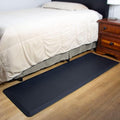 Fall Protection Mat for Elderly - Cushion Safety Mat Reduces Impact - Anti-Slip Fall Mats for Elderly - Bedside Floor Mats-24''x70''x3/4'' - color: Black